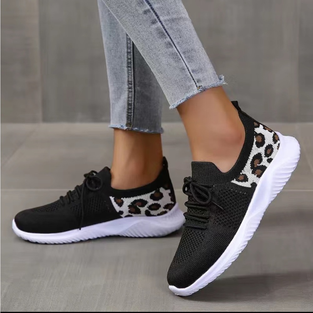 Black Leopard Shoes